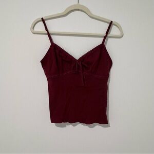 Brandy Melville Burgundy Camisole Top